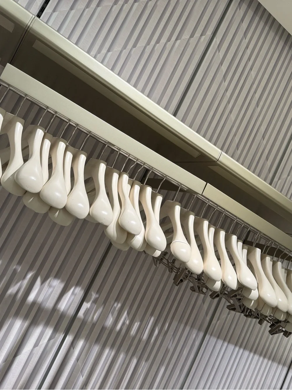 Missoni Cream Wooden Hanger Set 30 - 15 pants and 15 shirt hangers